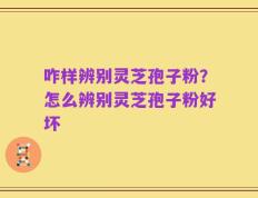 咋样辨别灵芝孢子粉？怎么辨别灵芝孢子粉好坏