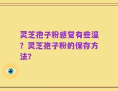 灵芝孢子粉感觉有些湿？灵芝孢子粉的保存方法？