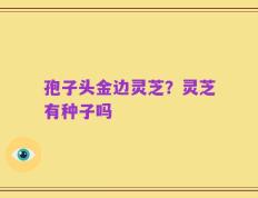 孢子头金边灵芝？灵芝有种子吗