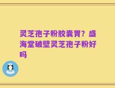 灵芝孢子粉胶囊胃？盛海堂破壁灵芝孢子粉好吗