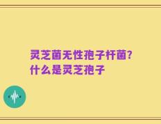 灵芝菌无性孢子杆菌？什么是灵芝孢子