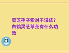 灵芝孢子粉对于湿疹？白鹤灵芝草茶有什么功效