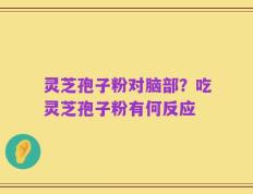 灵芝孢子粉对脑部？吃灵芝孢子粉有何反应