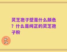 灵芝孢子壁是什么颜色？什么是纯正的灵芝孢子粉