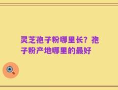 灵芝孢子粉哪里长？孢子粉产地哪里的最好