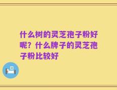 什么树的灵芝孢子粉好呢？什么牌子的灵芝孢子粉比较好