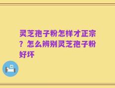 灵芝孢子粉怎样才正宗？怎么辨别灵芝孢子粉好坏