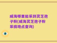 威海哪里能采到灵芝孢子粉(威海灵芝孢子粉采摘地点查询)