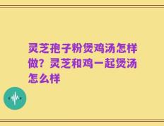 灵芝孢子粉煲鸡汤怎样做？灵芝和鸡一起煲汤怎么样