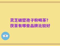 灵芝破壁孢子粉喝茶？茯茶有哪些品牌比较好