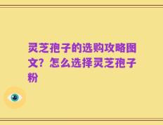 灵芝孢子的选购攻略图文？怎么选择灵芝孢子粉