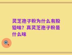 灵芝孢子粉为什么有股铅味？真灵芝孢子粉是什么味