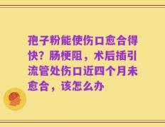 孢子粉能使伤口愈合得快？肠梗阻，术后插引流管处伤口近四个月未愈合，该怎么办