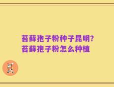 苔藓孢子粉种子昆明？苔藓孢子粉怎么种植