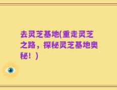 去灵芝基地(重走灵芝之路，探秘灵芝基地奥秘！)
