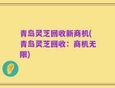 青岛灵芝回收新商机(青岛灵芝回收：商机无限)