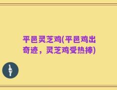 平邑灵芝鸡(平邑鸡出奇迹，灵芝鸡受热捧)