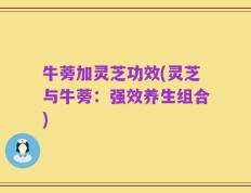 牛蒡加灵芝功效(灵芝与牛蒡：强效养生组合)