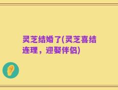 灵芝结婚了(灵芝喜结连理，迎娶伴侣)