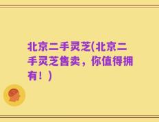 北京二手灵芝(北京二手灵芝售卖，你值得拥有！)