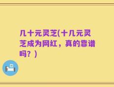 几十元灵芝(十几元灵芝成为网红，真的靠谱吗？)