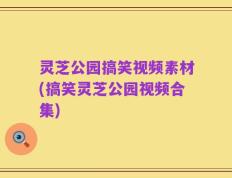 灵芝公园搞笑视频素材(搞笑灵芝公园视频合集)