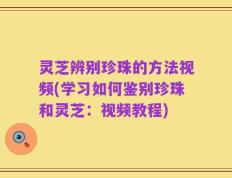 灵芝辨别珍珠的方法视频(学习如何鉴别珍珠和灵芝：视频教程)