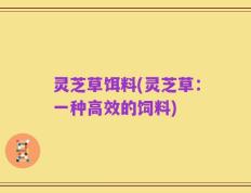 灵芝草饵料(灵芝草：一种高效的饲料)
