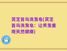 灵芝首乌洗发皂(灵芝首乌洗发皂：让秀发重现天然健康)