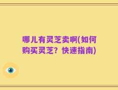 哪儿有灵芝卖啊(如何购买灵芝？快速指南)