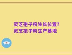 灵芝孢子粉生长位置？灵芝孢子粉生产基地