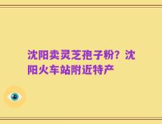 沈阳卖灵芝孢子粉？沈阳火车站附近特产