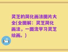 灵芝的简化画法图片大全(全图解：灵芝简化画法，一图流学习灵芝绘画。)
