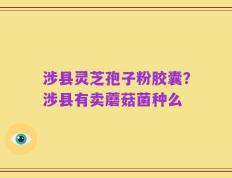 涉县灵芝孢子粉胶囊？涉县有卖蘑菇菌种么