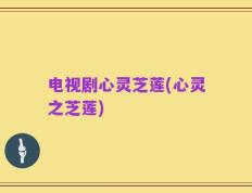 电视剧心灵芝莲(心灵之芝莲)