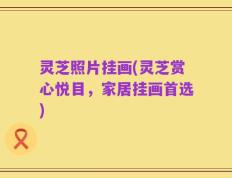 灵芝照片挂画(灵芝赏心悦目，家居挂画首选)
