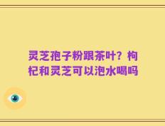 灵芝孢子粉跟茶叶？枸杞和灵芝可以泡水喝吗