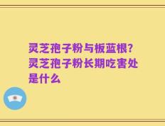 灵芝孢子粉与板蓝根？灵芝孢子粉长期吃害处是什么