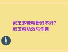 灵芝多糖精粉好不好？灵芝粉功效与作用