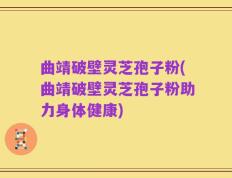 曲靖破壁灵芝孢子粉(曲靖破壁灵芝孢子粉助力身体健康)