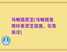 马畈镇灵芝(马畈镇发现珍贵灵芝资源，引发关注)