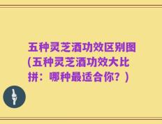 五种灵芝酒功效区别图(五种灵芝酒功效大比拼：哪种最适合你？)