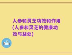 人参和灵芝功效和作用(人参和灵芝的健康功效与益处)