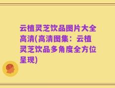 云植灵芝饮品图片大全高清(高清图集：云植灵芝饮品多角度全方位呈现)