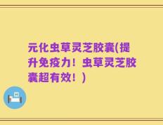 元化虫草灵芝胶囊(提升免疫力！虫草灵芝胶囊超有效！)