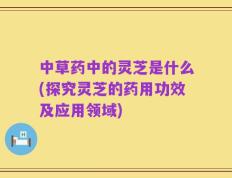 中草药中的灵芝是什么(探究灵芝的药用功效及应用领域)