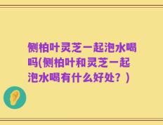 侧柏叶灵芝一起泡水喝吗(侧柏叶和灵芝一起泡水喝有什么好处？)