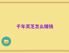 千年灵芝怎么赚钱