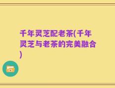 千年灵芝配老茶(千年灵芝与老茶的完美融合)