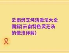 云南灵芝炖汤做法大全图解(云南特色灵芝汤的做法详解)